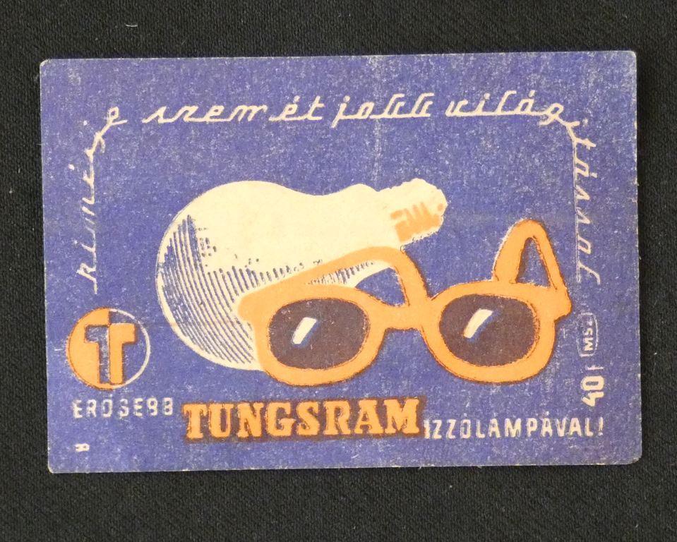 Tungsram gyufacimke