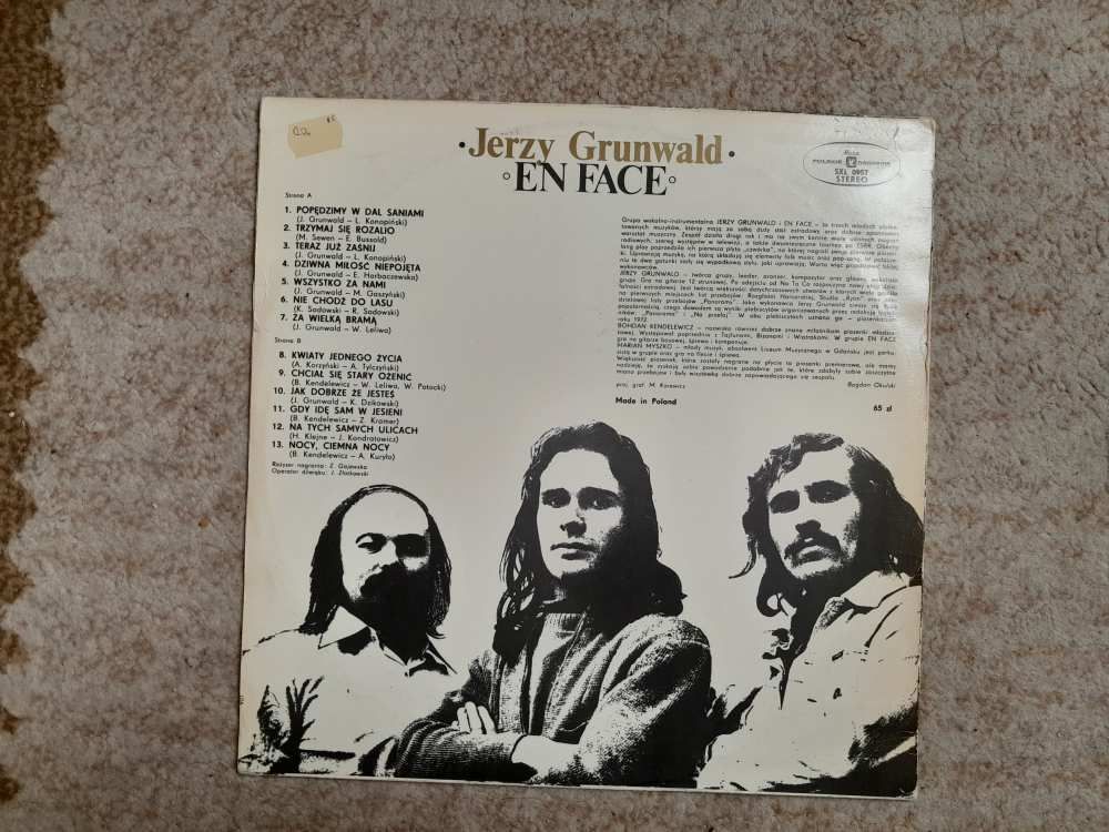 Jerzy Grunwald & En Face (VG/EX)