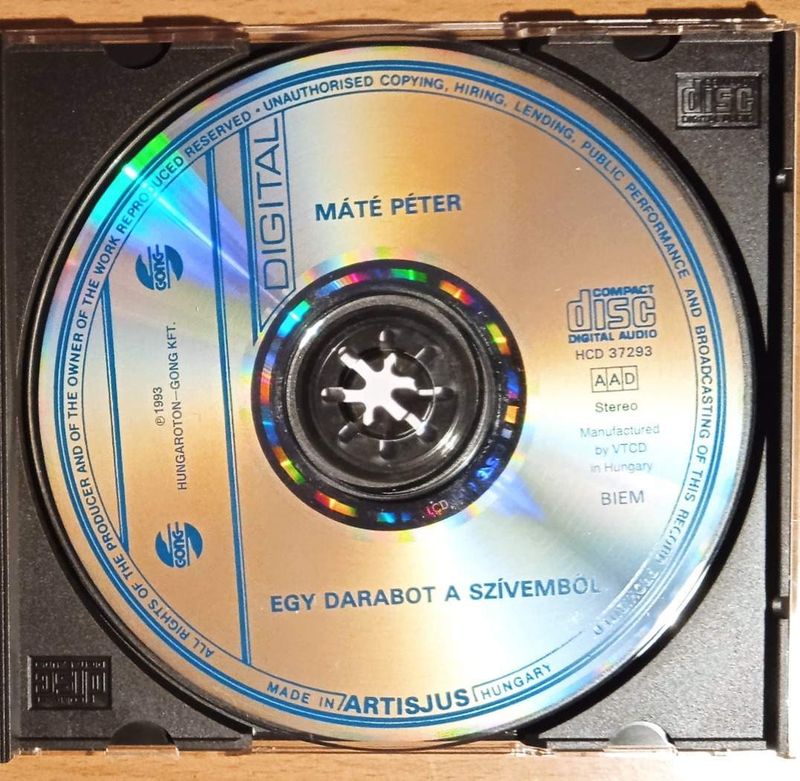 Máté Péter - Egy darabot a szívemből CD