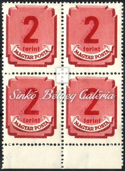 1950. Forint - Filléres Porto II. tévnyomat
