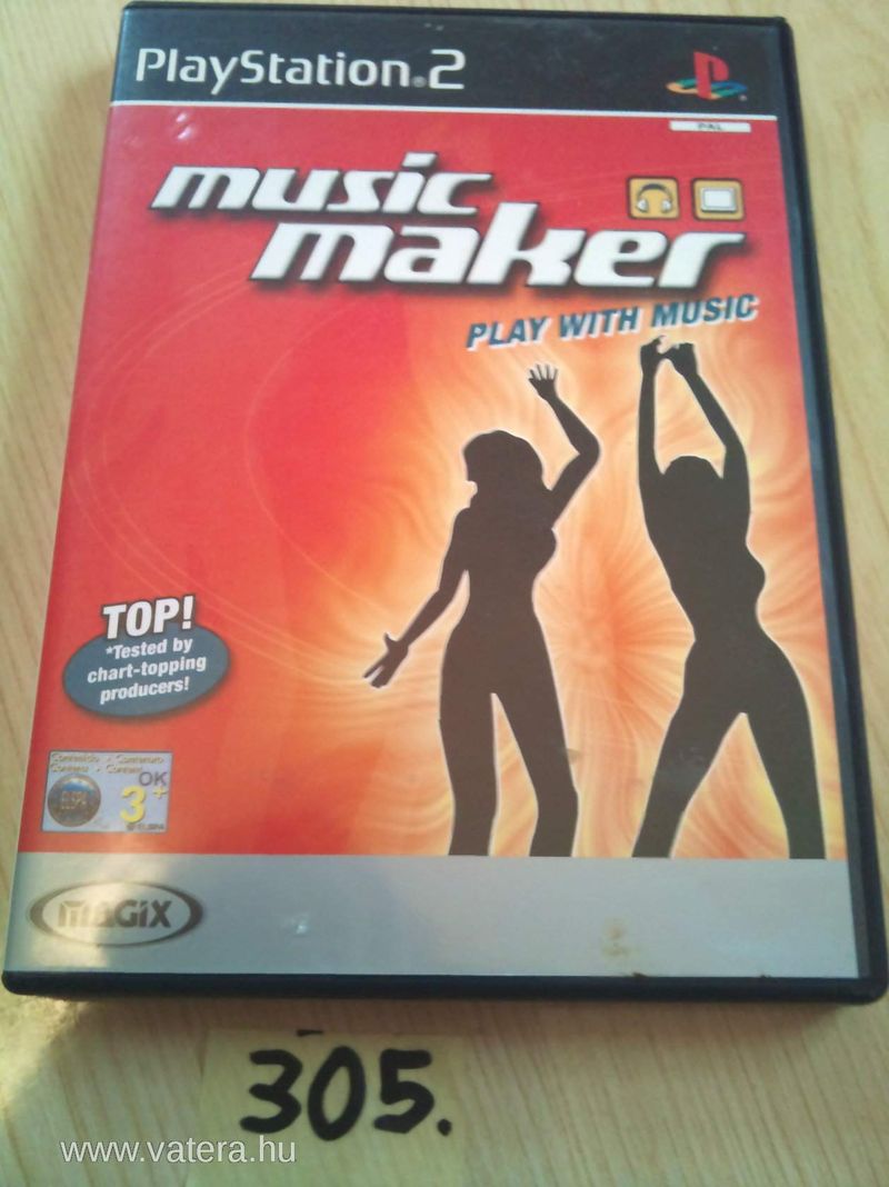 PS-2 JÁTÉKPROGRAM:MUSIC MAKER PLAY WITH MUSIC