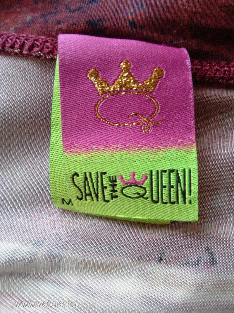 SAVE THE QUEEN olasz design ruha