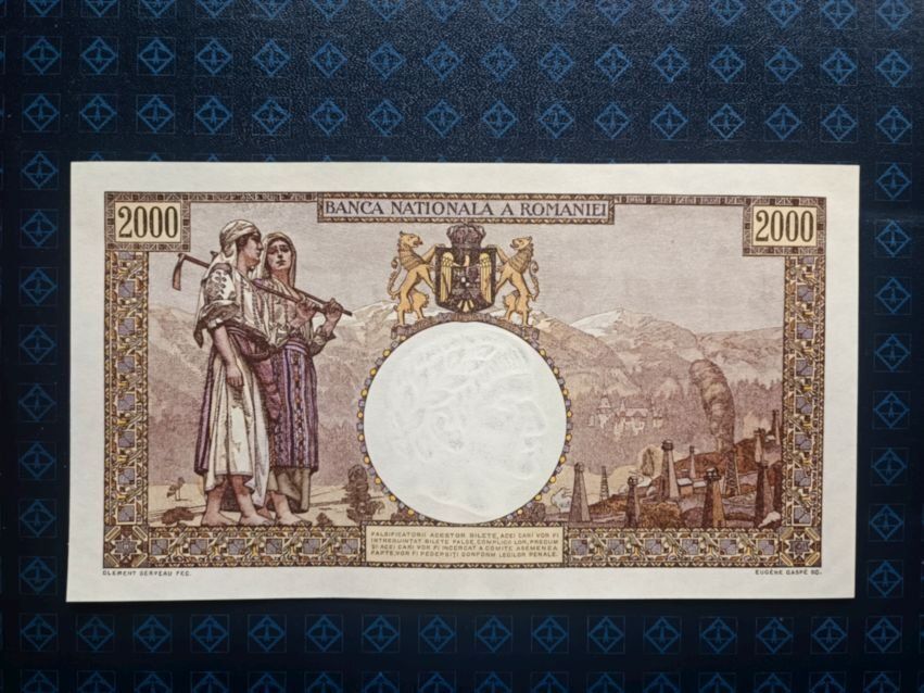 Románia 2000 lei 1941 UNC