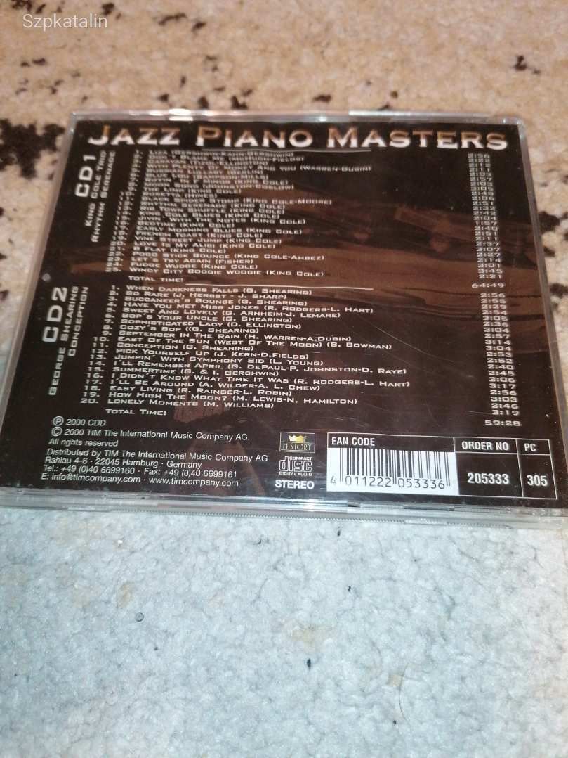 CD - King Cole Trio - George Shearing (2cd)