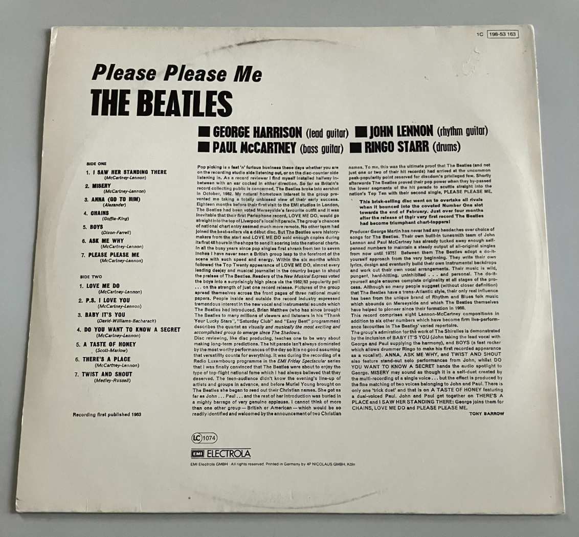 Beatles - Please, Please Me (svéd, 1978)