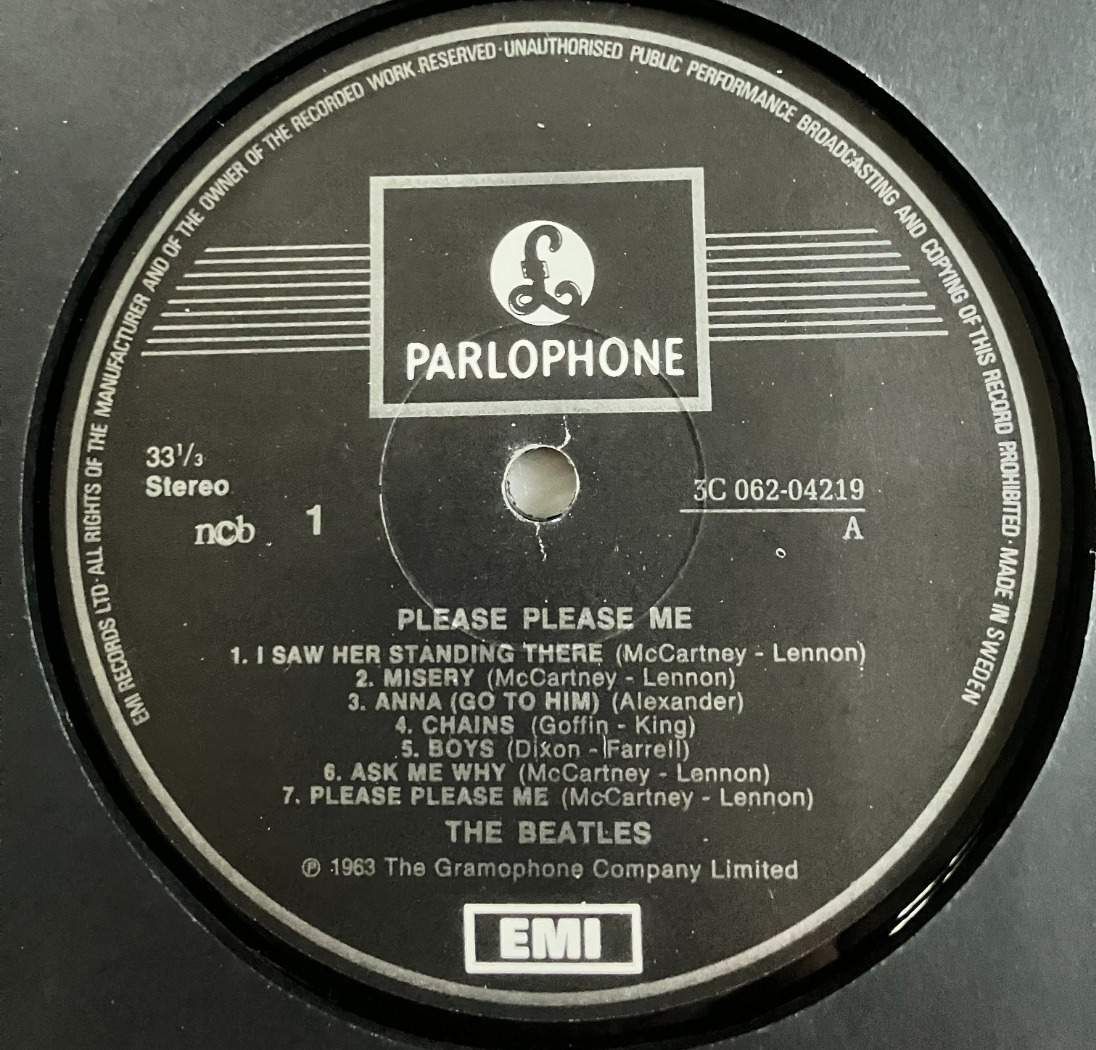 Beatles - Please, Please Me (svéd, 1978)