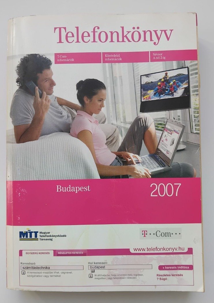 Budapesti telefonkönyv (2007) T-Com