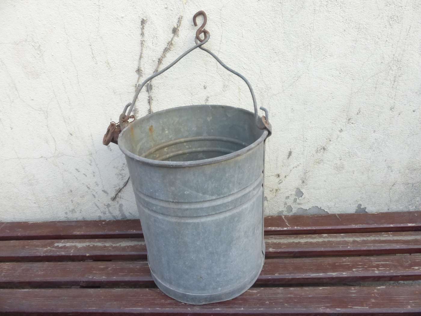 Retró kútvödör fémből!