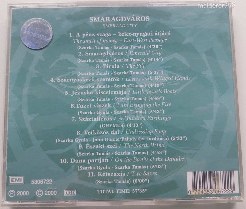 GHYMES - SMARAGDVÁROS (EMI, 2000)