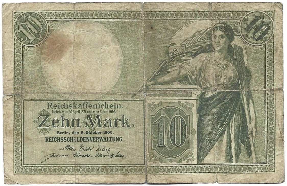 10 márka 1906 Németország 1.