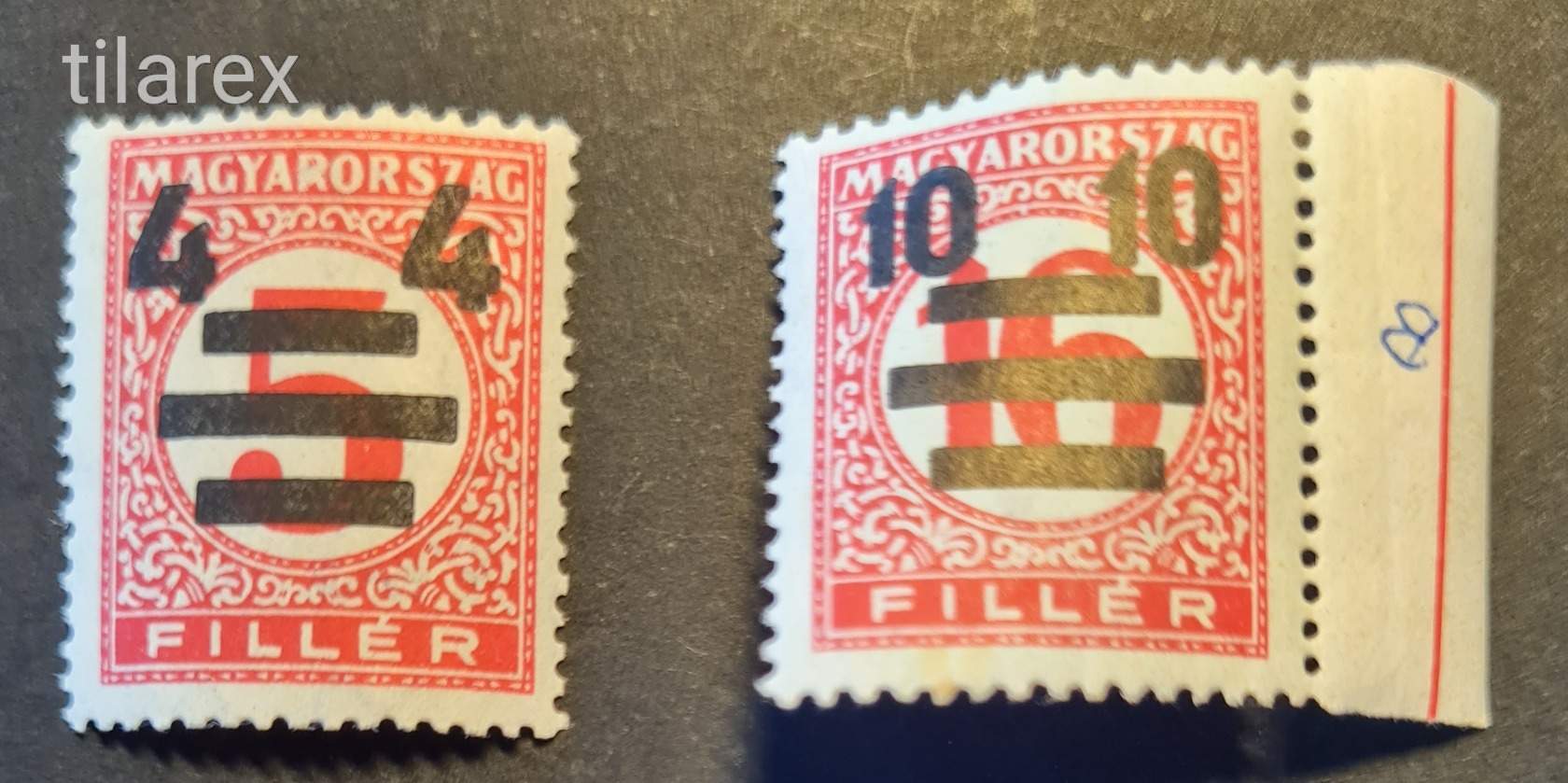 1931  Kisegítő Portó **   ( MPIK 124-125  "B"  7000 Ft )