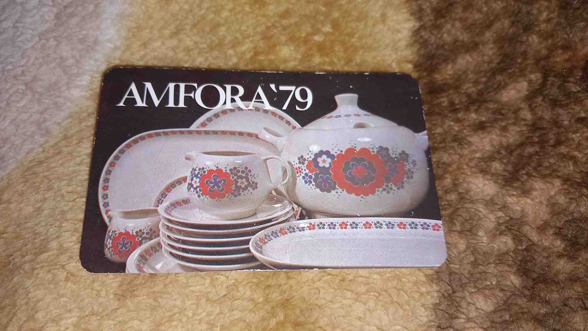 1979 - Amfora (v) kártyanaptár