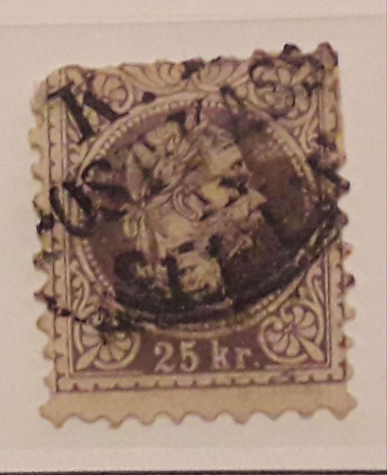 1867. Könyvnyomat 25kr "KK-POSTKASSE IN SEMLIN"