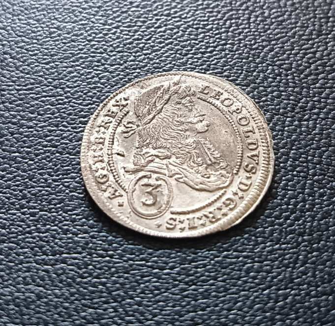 I. Lipót 3 krajcár 1695 Bécs