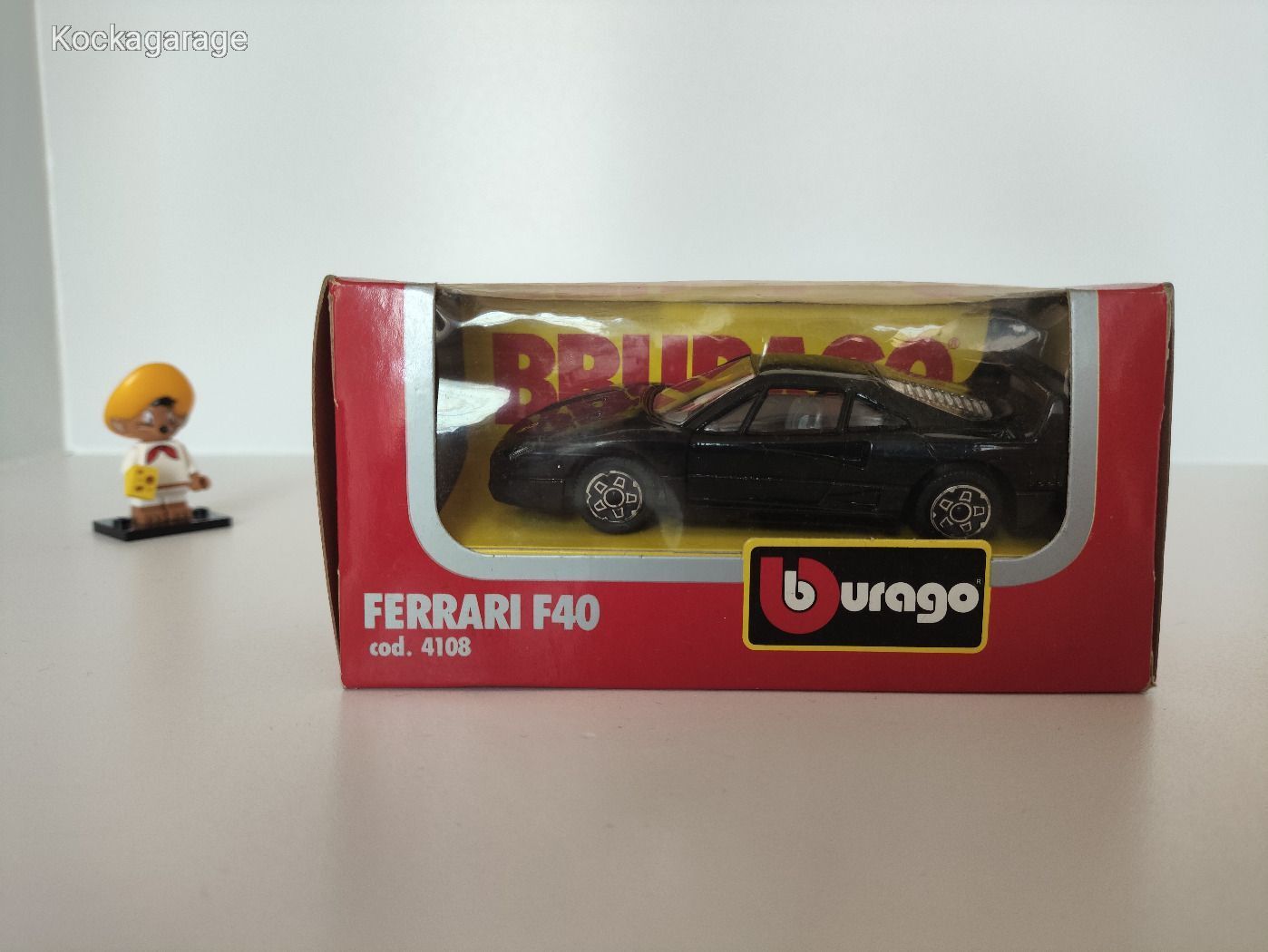 Bburago Burago Ferrari F40 Made In Italy 1/43 1:43 (meghosszabbítva ...
