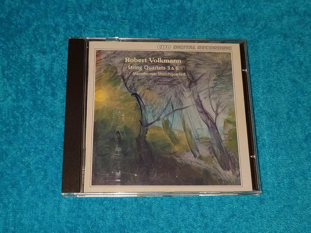 Robert Volkmann &ndash; Mannheimer Streichquartett &ndash; String Quartets 3 & 6  CD