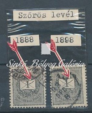 1888, 98. Feketeszámú krajcáros
