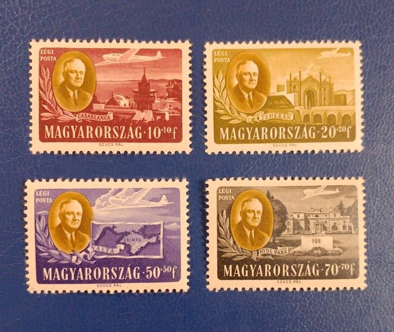 1947. F. D. Roosevelt légi posta sor * - Postatiszta, használt, szép bélyegek