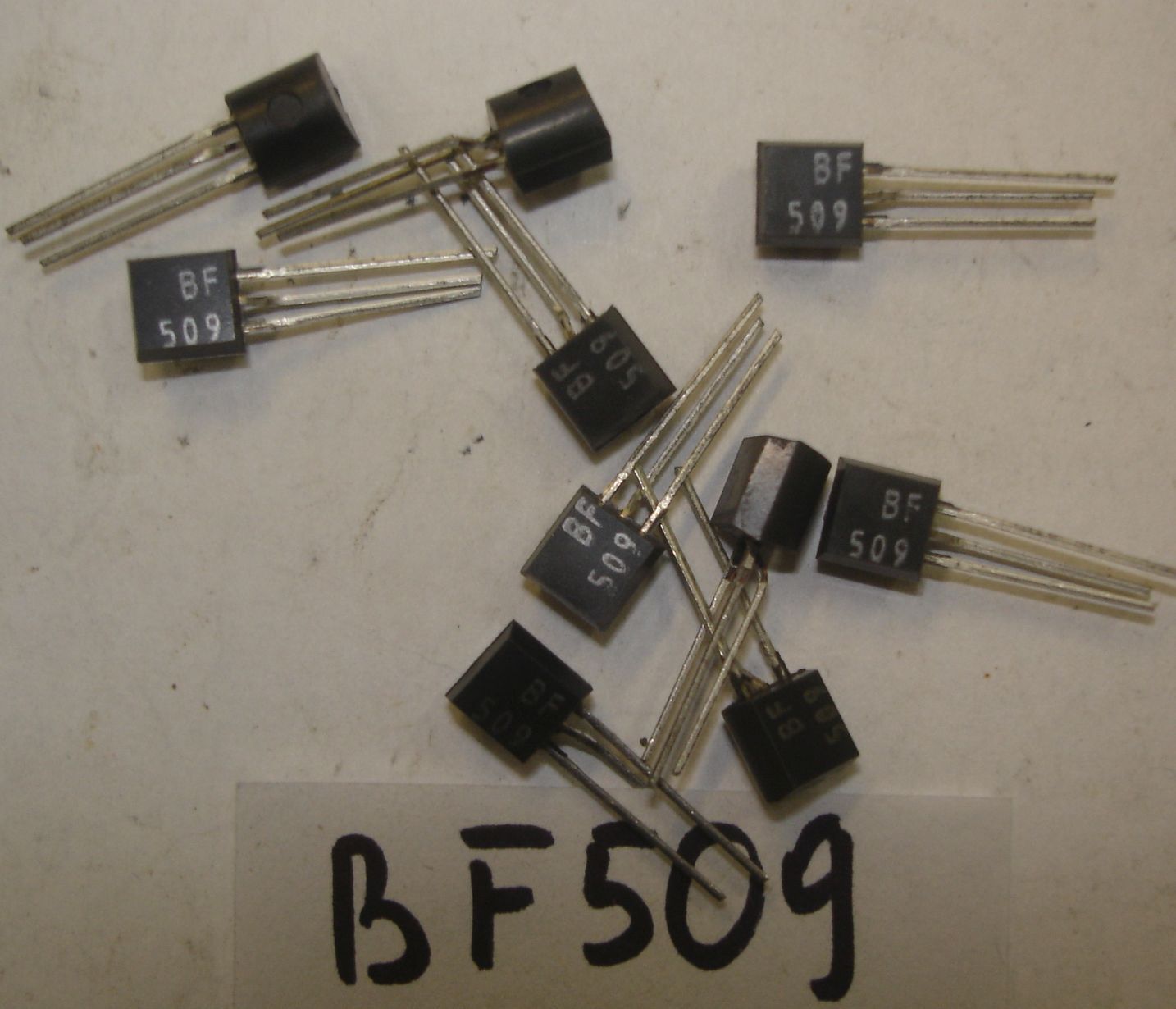 10db BF509 TRNZISZTOR EGYÜTT  1207b