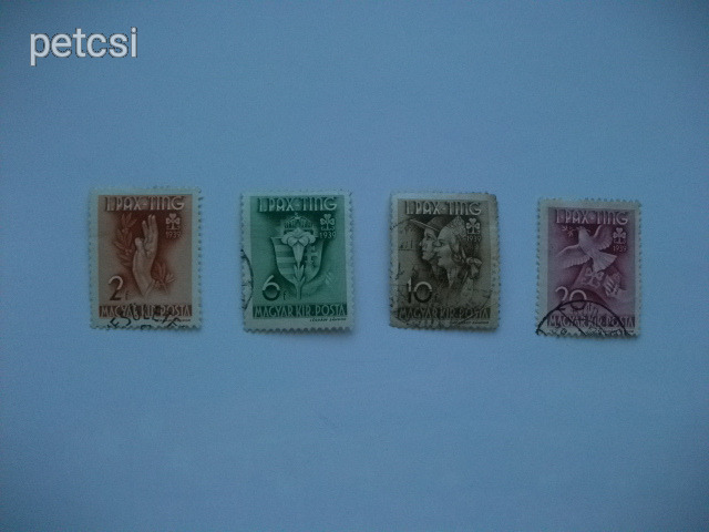 Magyar bélyeg / bélyegsor Pax-Ting 1939 9.