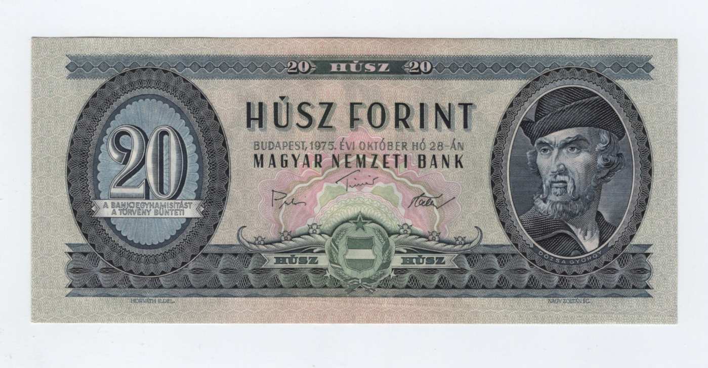 1975 20 forint EF+
