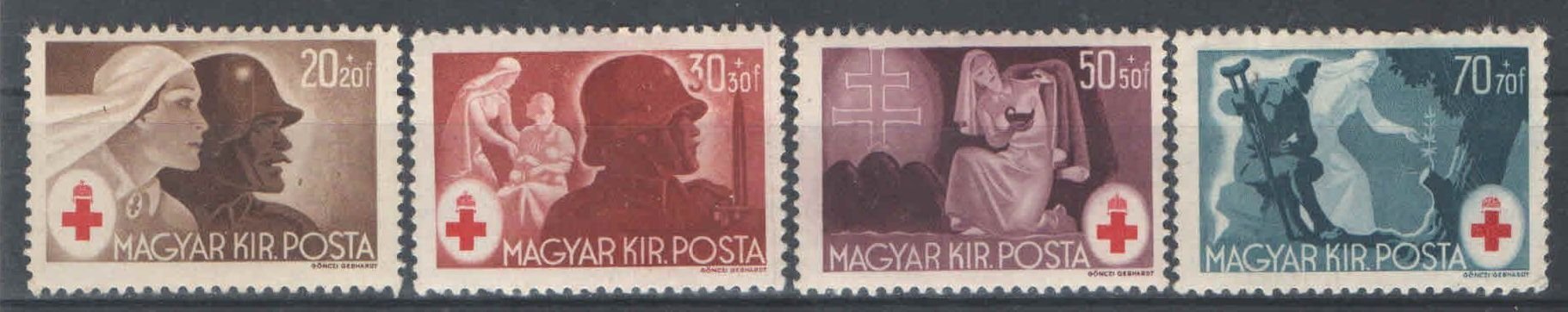 1944. Magyarország  - Vöröskereszt (IV), sor**