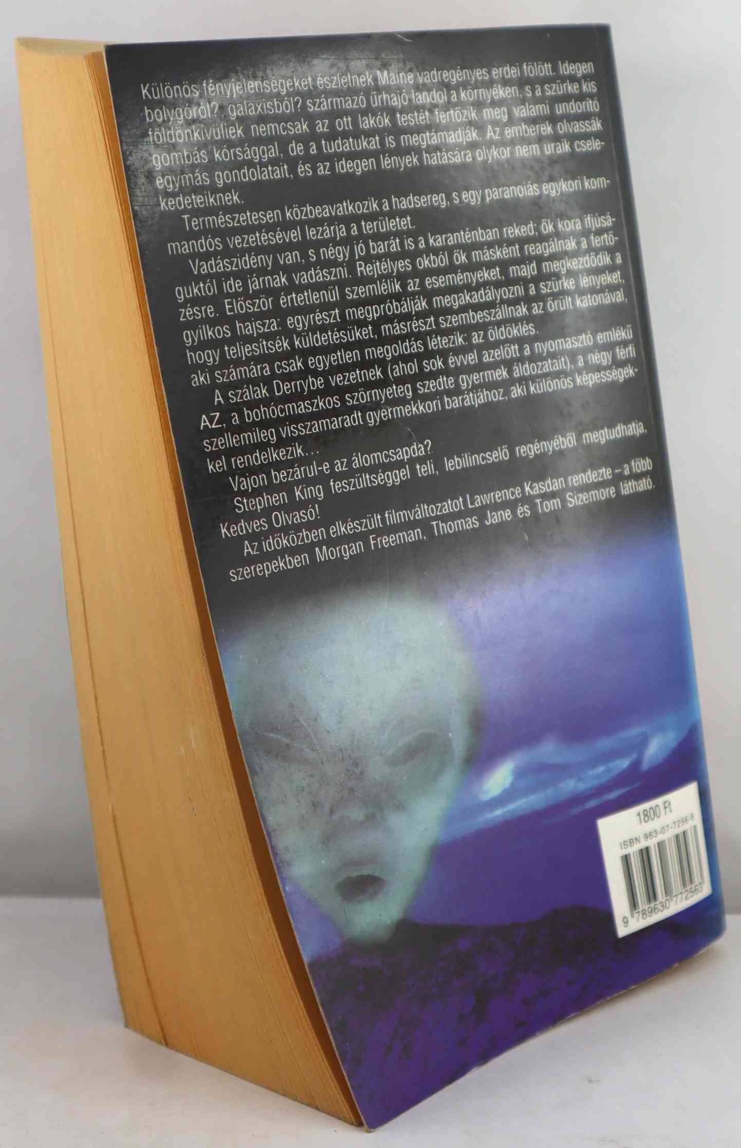 Stephen King: Álomcsapda, 2002. Dreamcatcher Sci-fi Horror