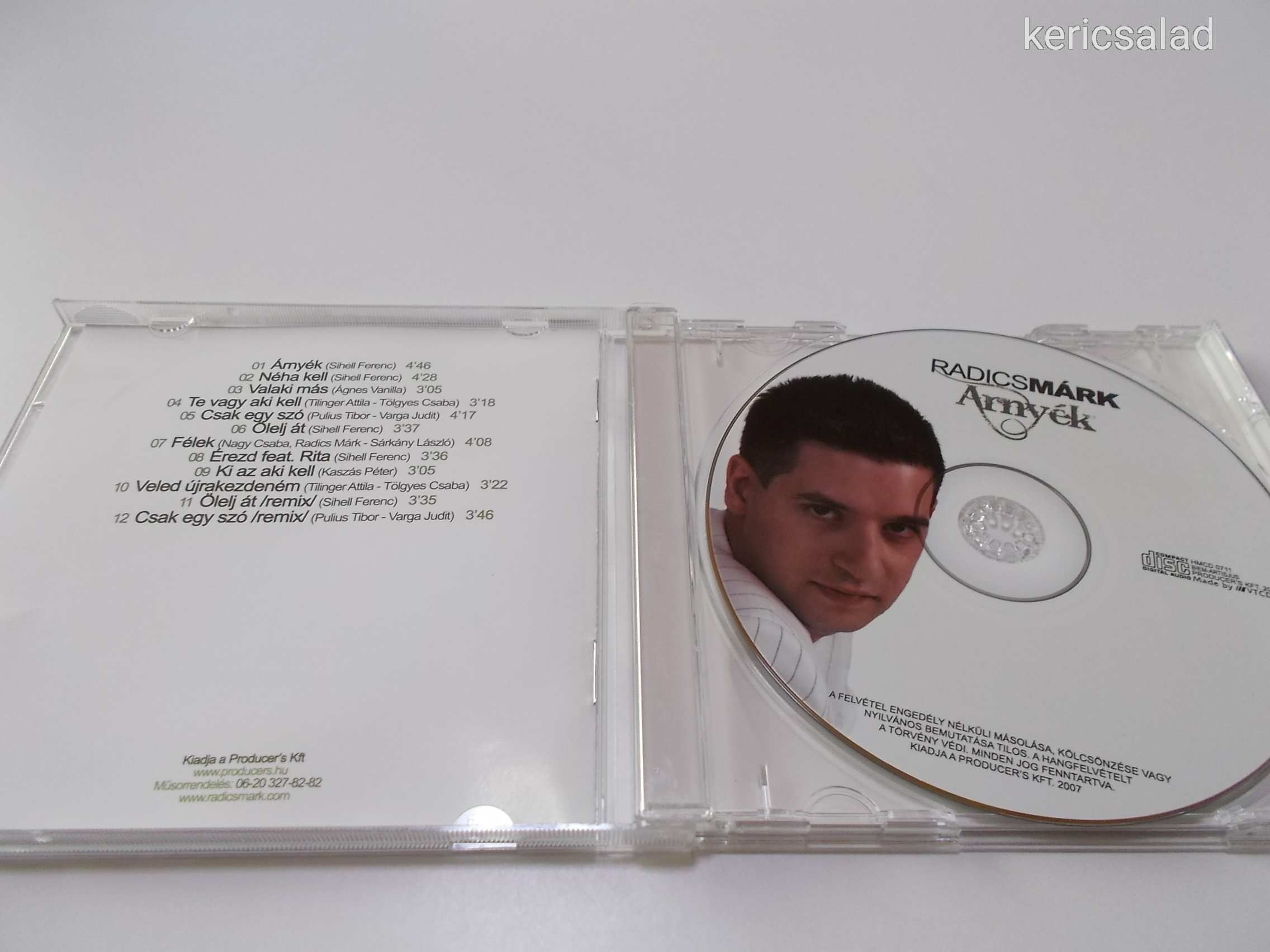 Radics Márk: Árnyék cd