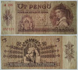 5 Pengő 1939