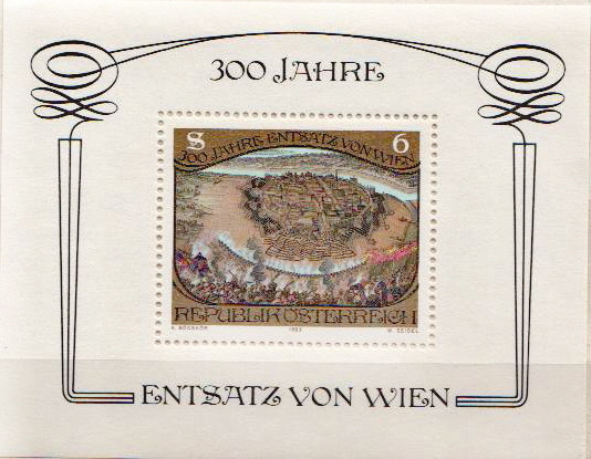 Ausztria postatiszta Bécs blokk