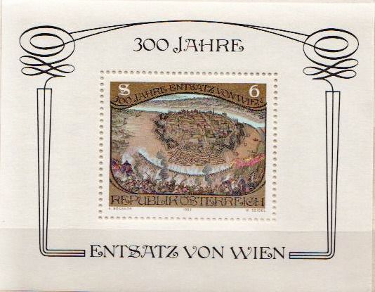 Ausztria postatiszta Bécs blokk