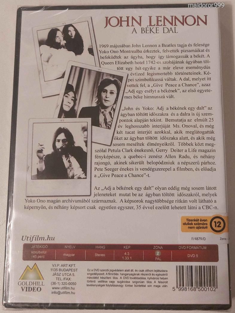 JOHN LENNON: A BÉKE DAL (BONTATLAN)