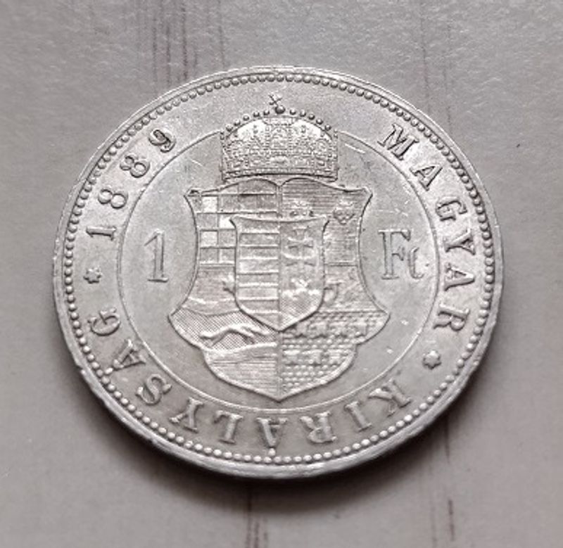1 forint 1889 ezüst KB.