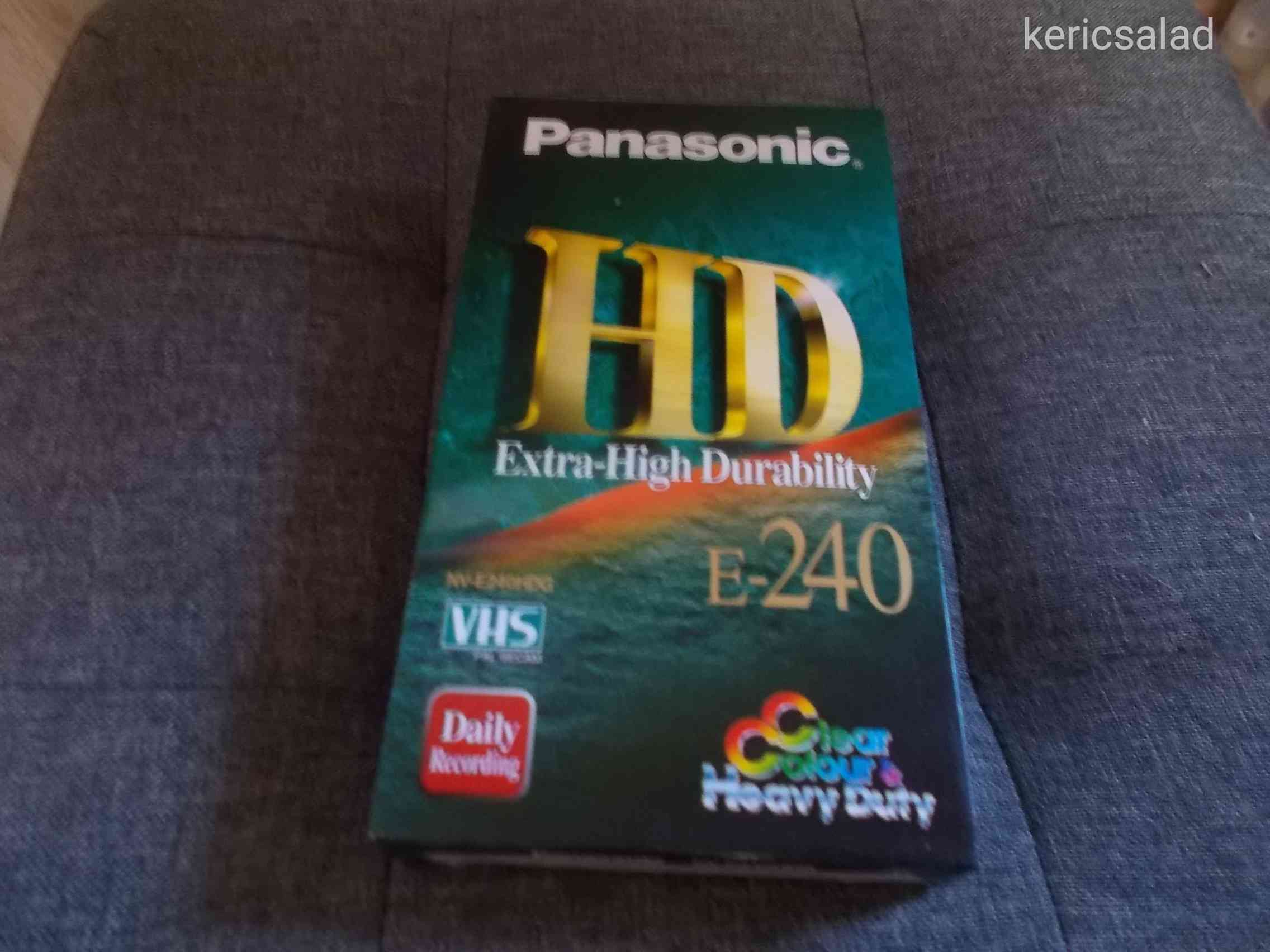 Panasonic HD E-240 VHS videokazetta BONTATLAN