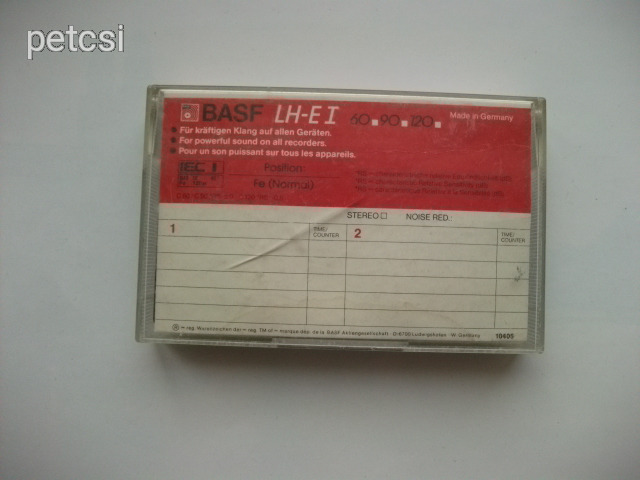 Basf LH-E I 60 kazetta 1.