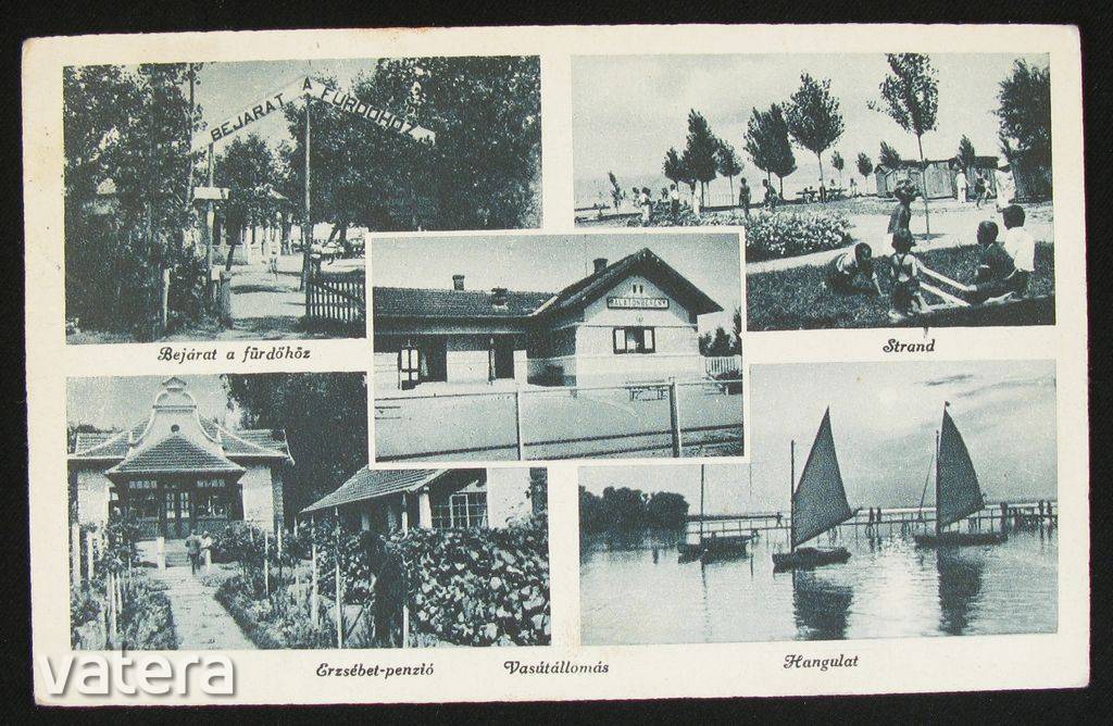Balatonberény, vasutállomás, strand...