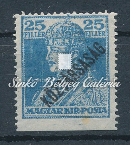 1918. Köztársaság - 25f Károly