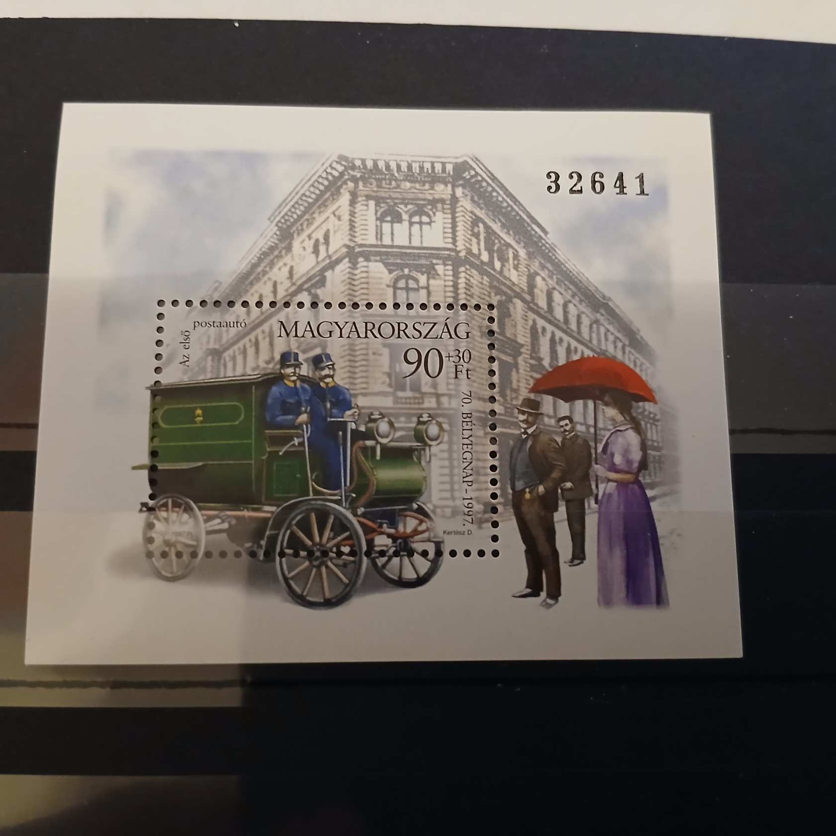 1997.Bélyegnap,postatiszta**, kat:2000ft.