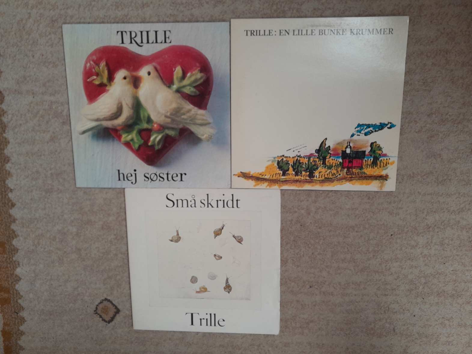 3 db Trille lemez