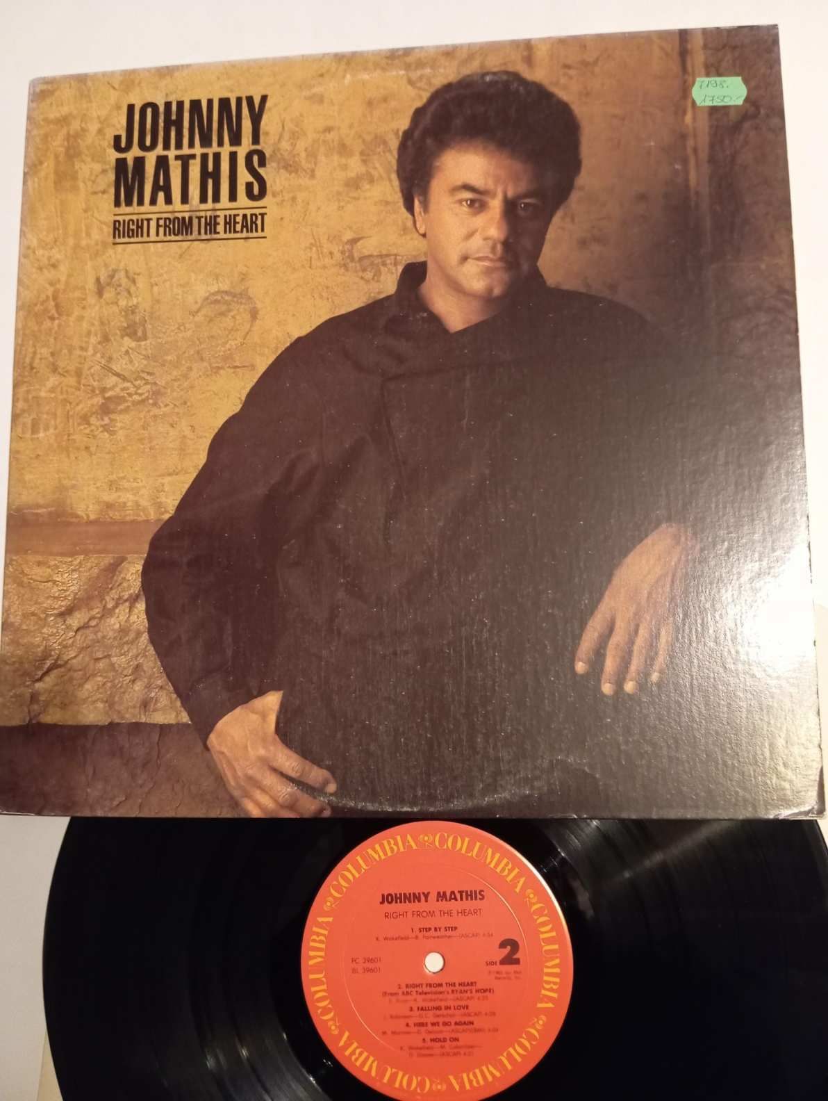 Johnny Mathis - Right From The Heart (LP, Album) (meghosszabbítva ...