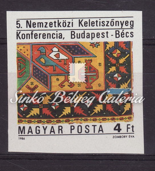 1986. Nemzetközi Keletiszőnyeg Konferencia