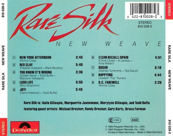 Rare Silk - New Weave CD
