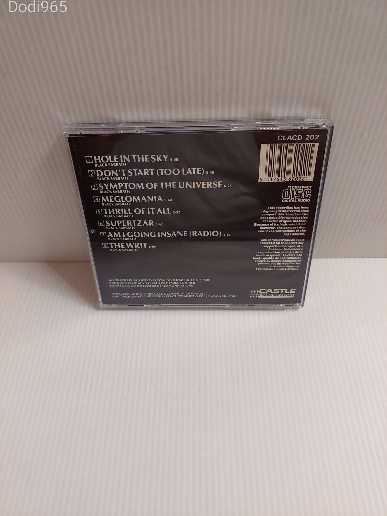 Black Sabbath - sabotage - cd
