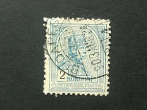 Magyarország 1900 Turul 2 K Budapes(t) A