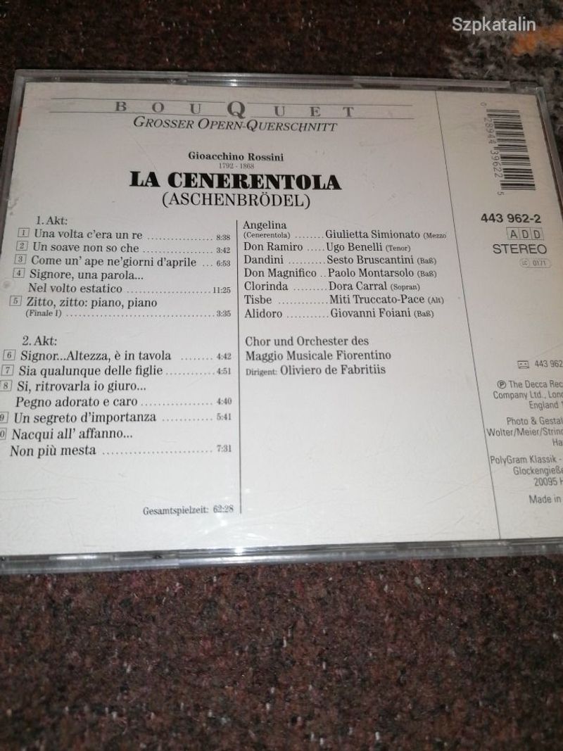 CD - Rossini - La cenerentola
