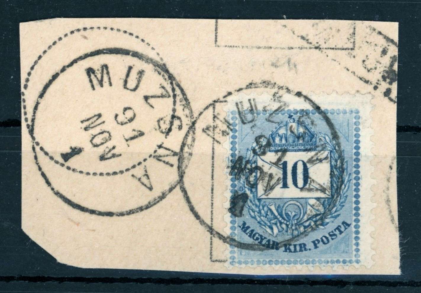 1881 krajcáros MUZSNA bélyegzés Nagy-Küküllő Romania / Gudlin E3.20 / 100 pont (e78)