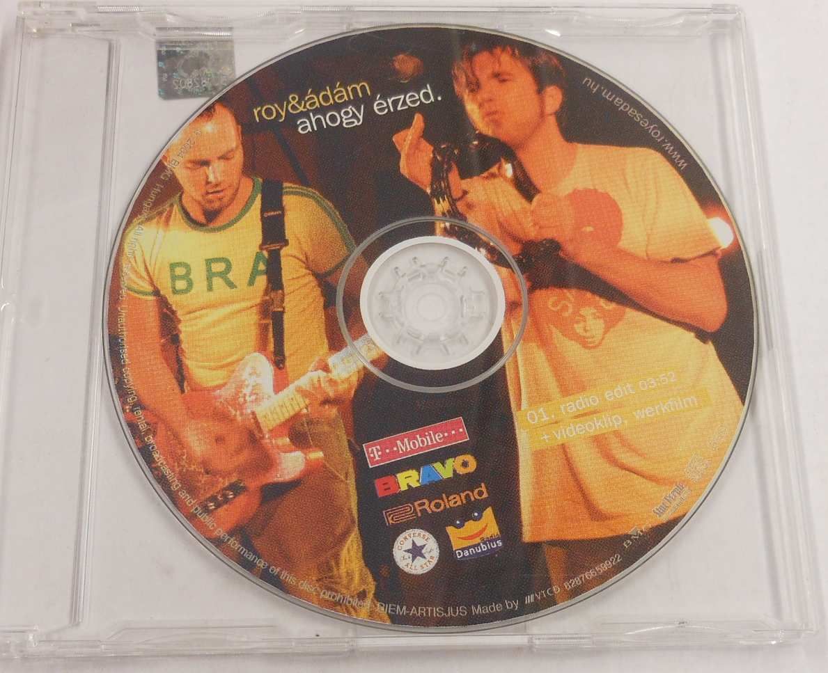 Roy & Ádám: Ahogy érzed.  Maxi CD