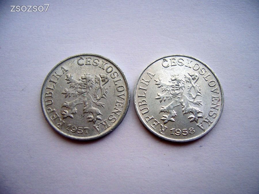 Csehszlovákia 1 Halér 1957-1958