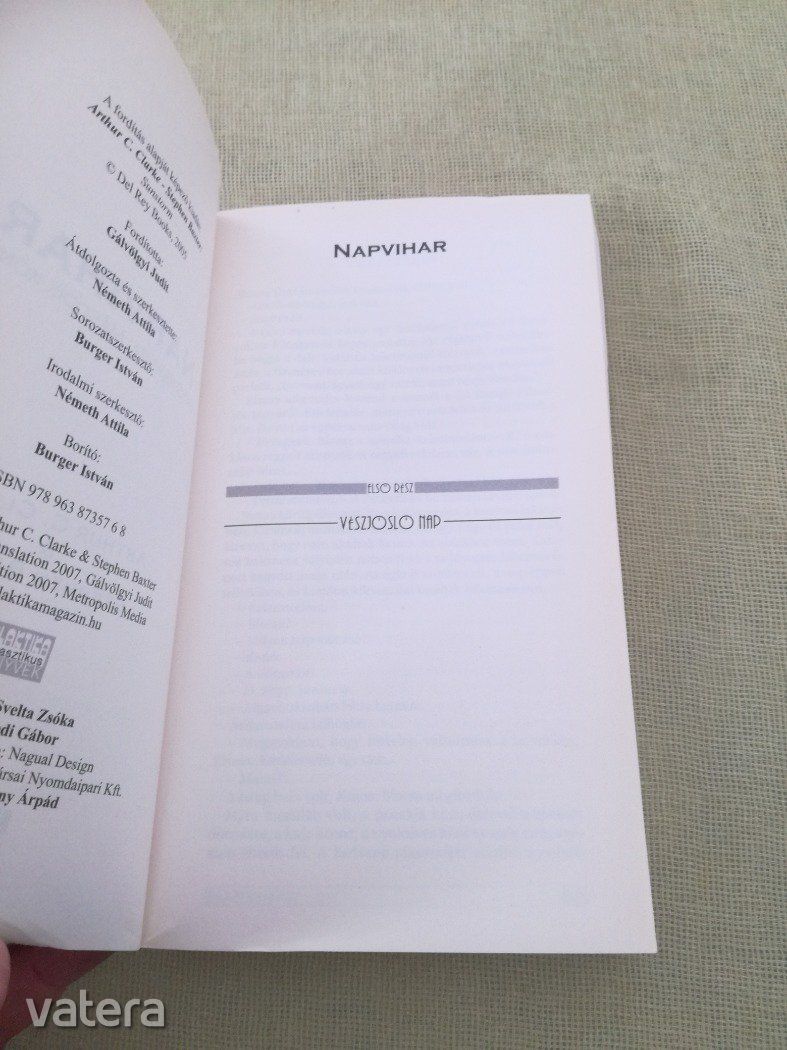 Arthur C. Clarke - Stephen Baxter: Napvihar