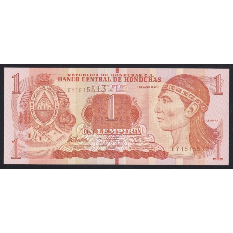 Honduras, 1 lempira 2012 UNC